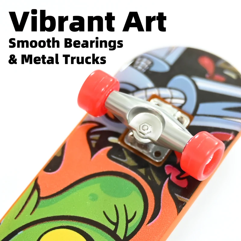 3/1 Uds Mini monopatín de dedo tablero de dedo de escritorio tablas de dedo creativas juguetes para niños regalos de recuerdo de fiesta de cumpleaños - imagen 5