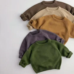 Suéteres de algodón puro para niños - estilo vintage 1-7 años