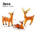 3pcs Family Deers