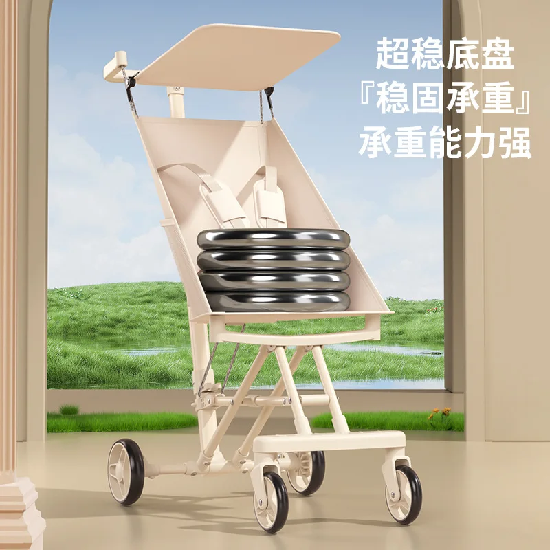 Cochecito paraguas plegable para bebé – Ligero y práctico para viajar - imagen 2