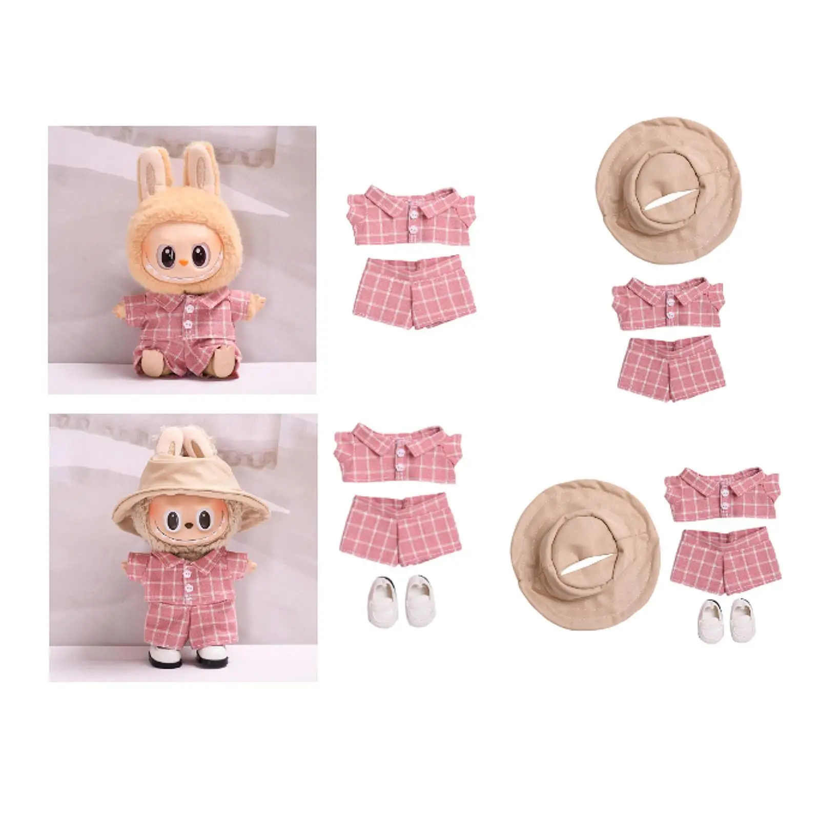 Plush Doll Clothes Pants Photo Props Doll Clothes for 15cm Dolls