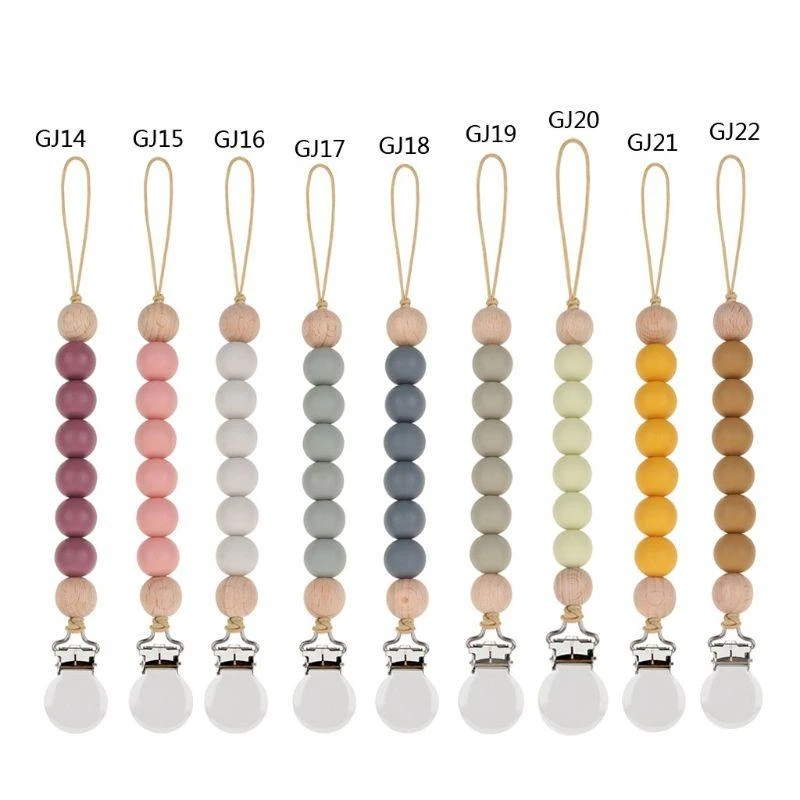 M76c clips clips cadena cuentas silicona bpa gratis duito bricolaje soportador clip muñeco pozos para bebés para