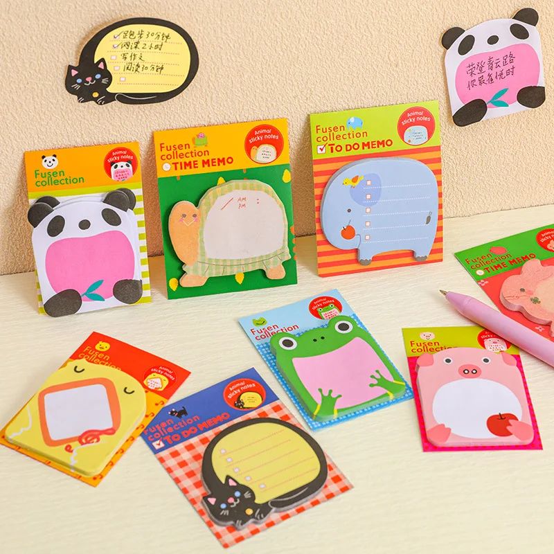 Notas adhesivas con animalitos para niños – Material escolar - imagen 4