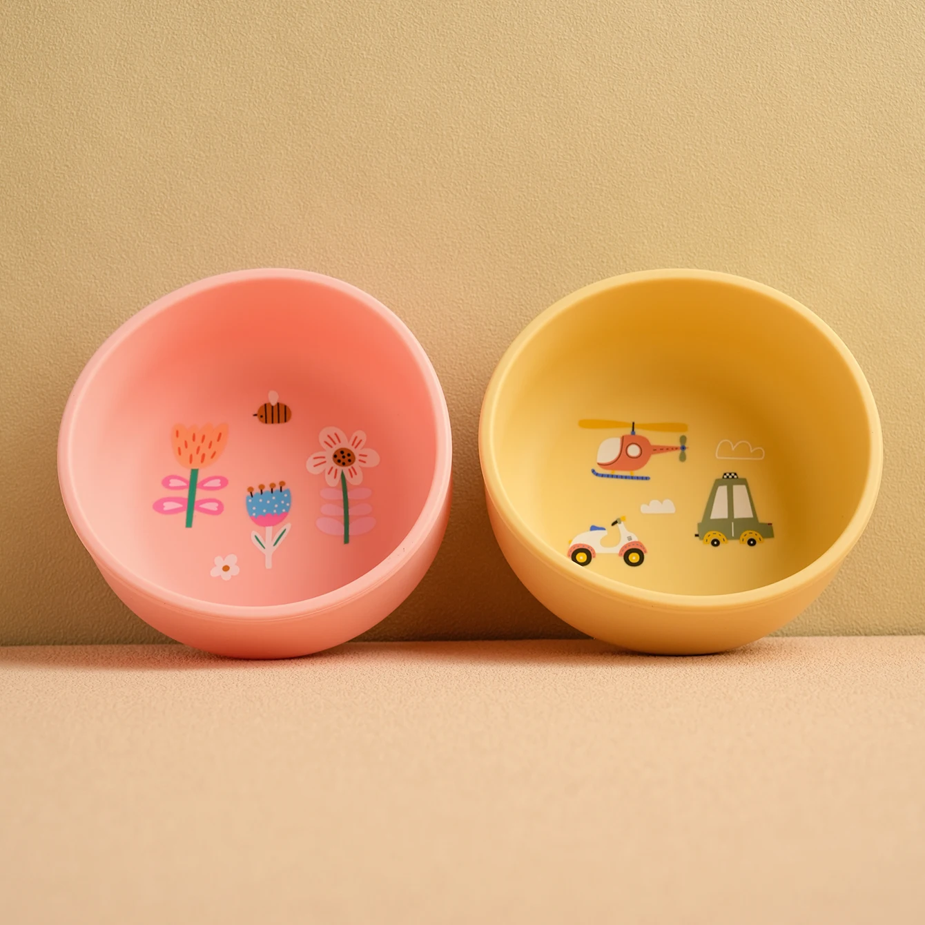 Cuenco de silicona para destete del bebé – Sin BPA apto lavavajillas - imagen 4