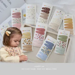 Pinzas de tela con flores para el pelo de bebés y niños