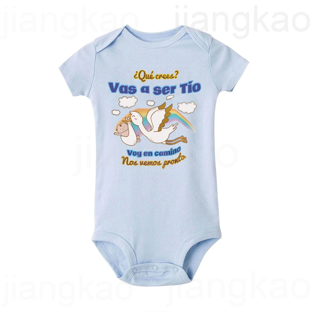 Lo que pensé que estás va ser un tío/toma, te vejo pronto, Body para bebé, ropa de anuncio de embarazo, mameluco infantil - imagen 4