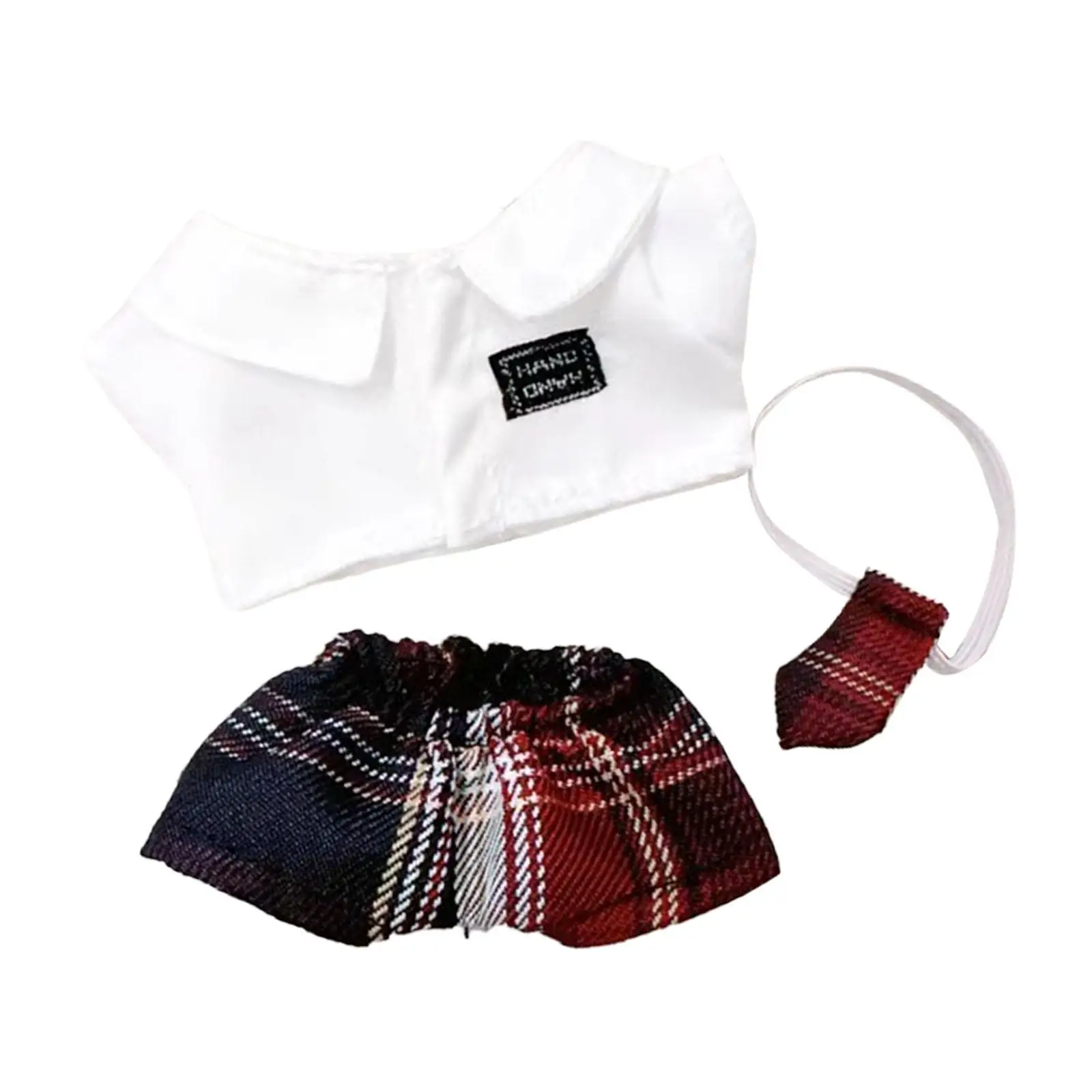 Plush Figure Clothing Photo Props for Little Girls Dress up for 17cm Dolls