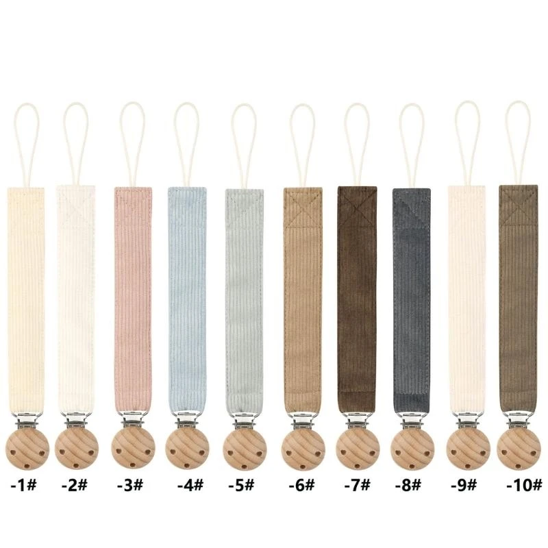 Clip para chupete bebé M76C, elegante soporte para chupete para recién nacido, Clip para chupete colorido - imagen 5