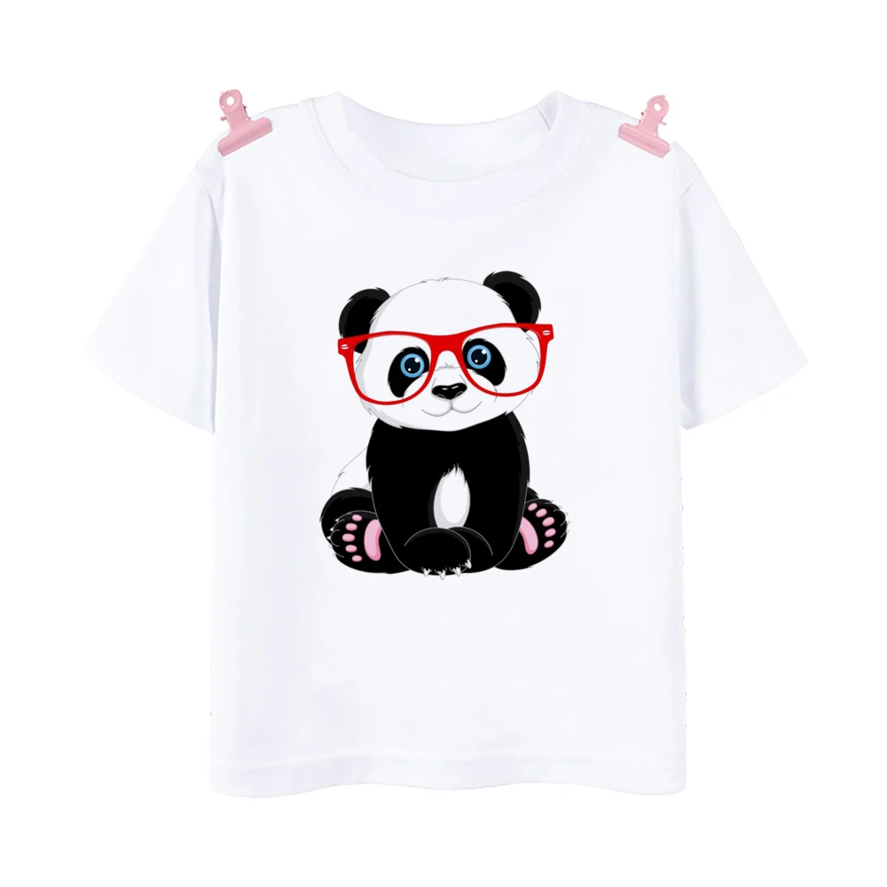 Camiseta panda y dinosaurio para niños – Manga corta veraniega - imagen 5