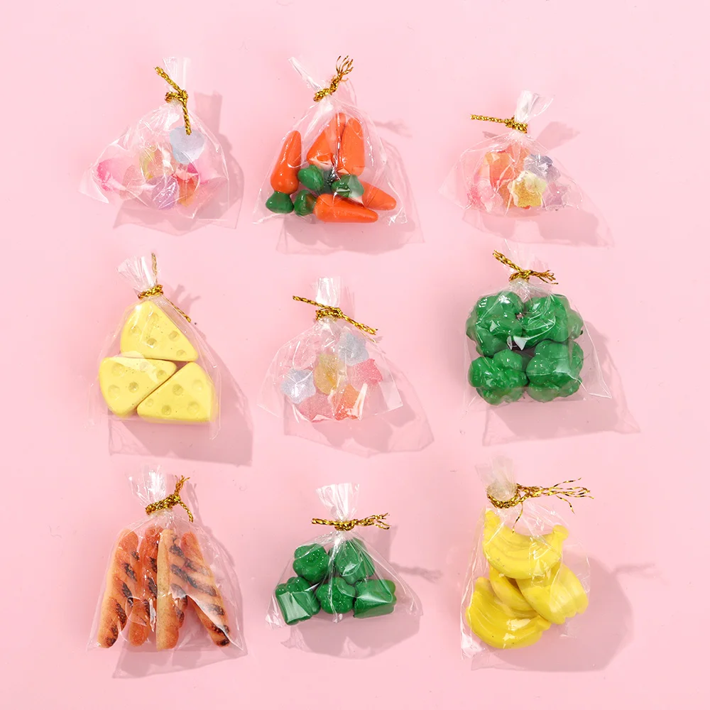 Juguete de cocina para muñecas Blyth de 30CM, Mini fruta vegetal, pan, gelatina, caramelo, simulación, casa de muñecas en miniatura, comida, escala 1/12 - imagen 4