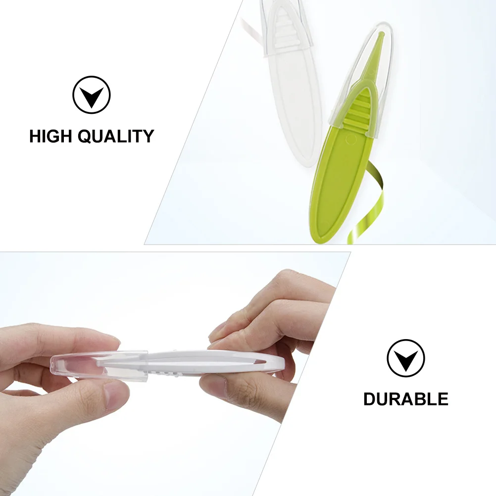 Clip limpiador de nariz para bebé, pinzas de punta redonda, herramienta de limpieza de ombligo y oreja infantil, diseño antideslizante, uso seguro y cómodo, 2 uds. - imagen 3