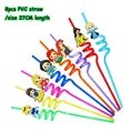 8pcs PVC Straws