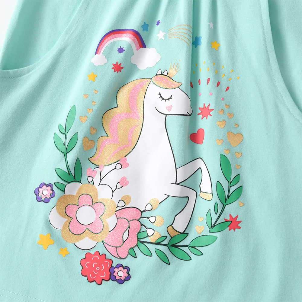 DXTON vestido de verano sin mangas con volantes y bolsillos - imagen 5