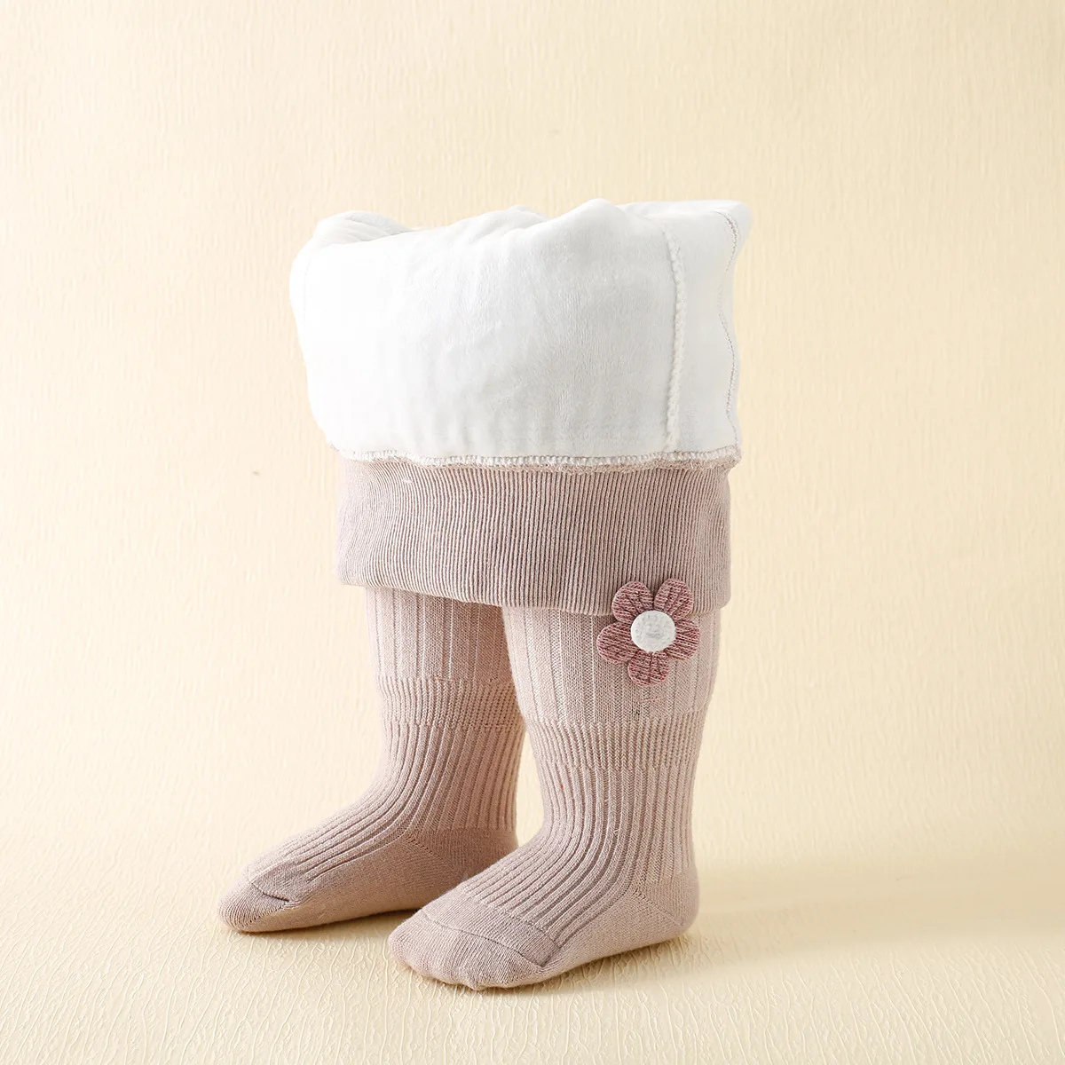 Medias de invierno para niños y niñas, pantimedias gruesas informales de algodón para niñas pequeñas, pantimedias para mantener el calor en la nieve, ajustadas para niños de 0 a 10 años - imagen 2