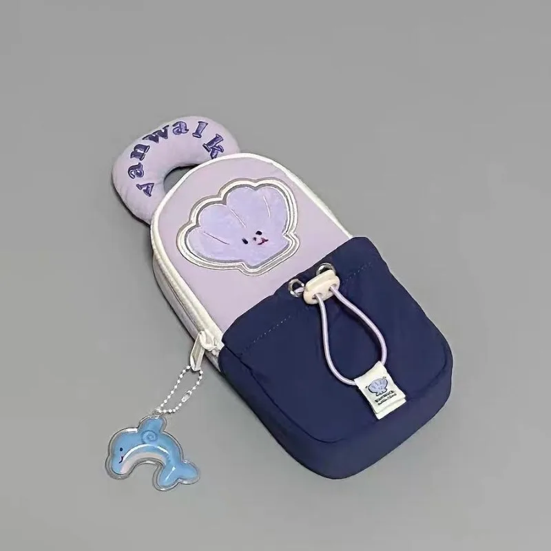 Bolsa de lápices serie Ocean, portalápices de papelería, bolsa de almacenamiento con cordón para cosméticos de gran capacidad, novedad de 2025 - imagen 3