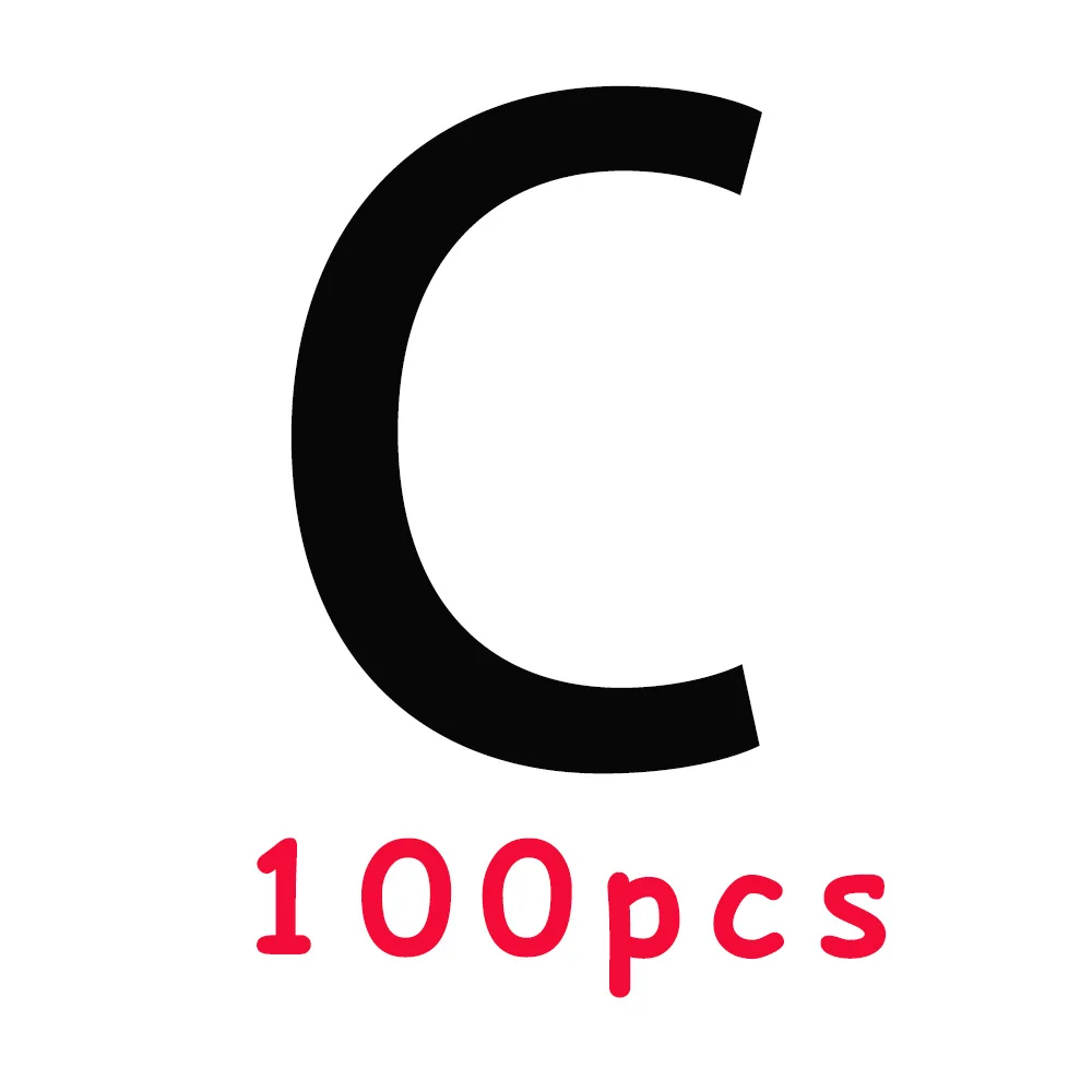 100pcs C