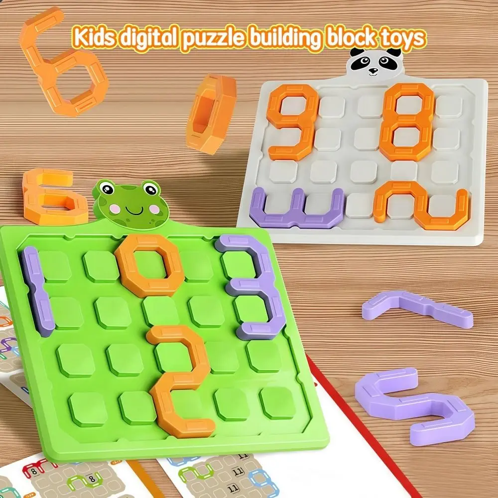 Rompecabezas Digital de dibujos animados, juego de números, laberinto multifuncional, tablero de rompecabezas, entrenamiento cerebral, educación temprana, bloque a juego de formas - imagen 5