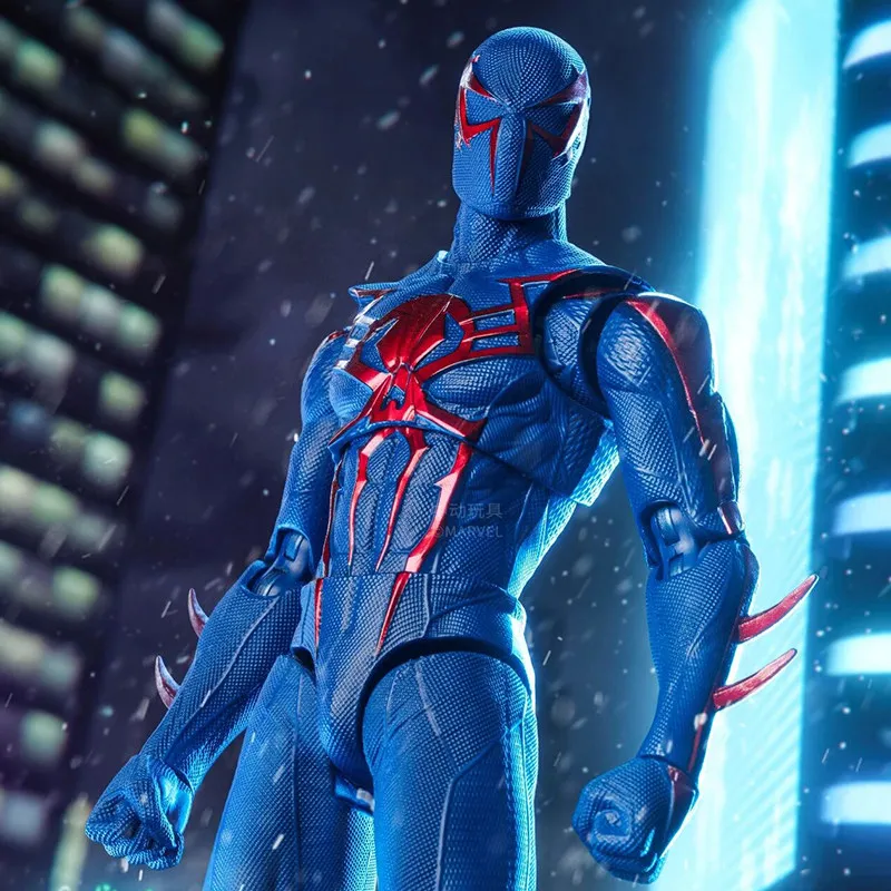 Figura de acción Spider-Man Miles Morales traje 2099 1/10 - imagen 3
