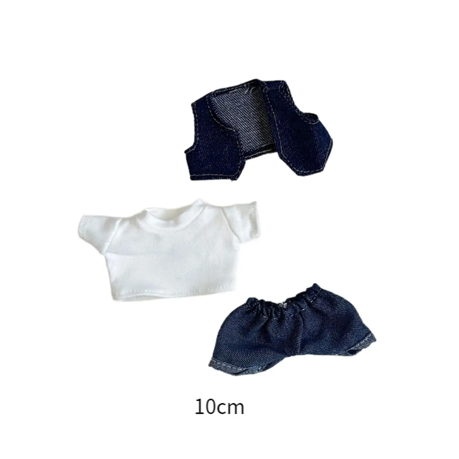 17cm Doll Clothes Trendy Dressing up Decorative,Costume Accessories,Photo Props Cute Doll Clothes Suit T Shirt Pants Outifit