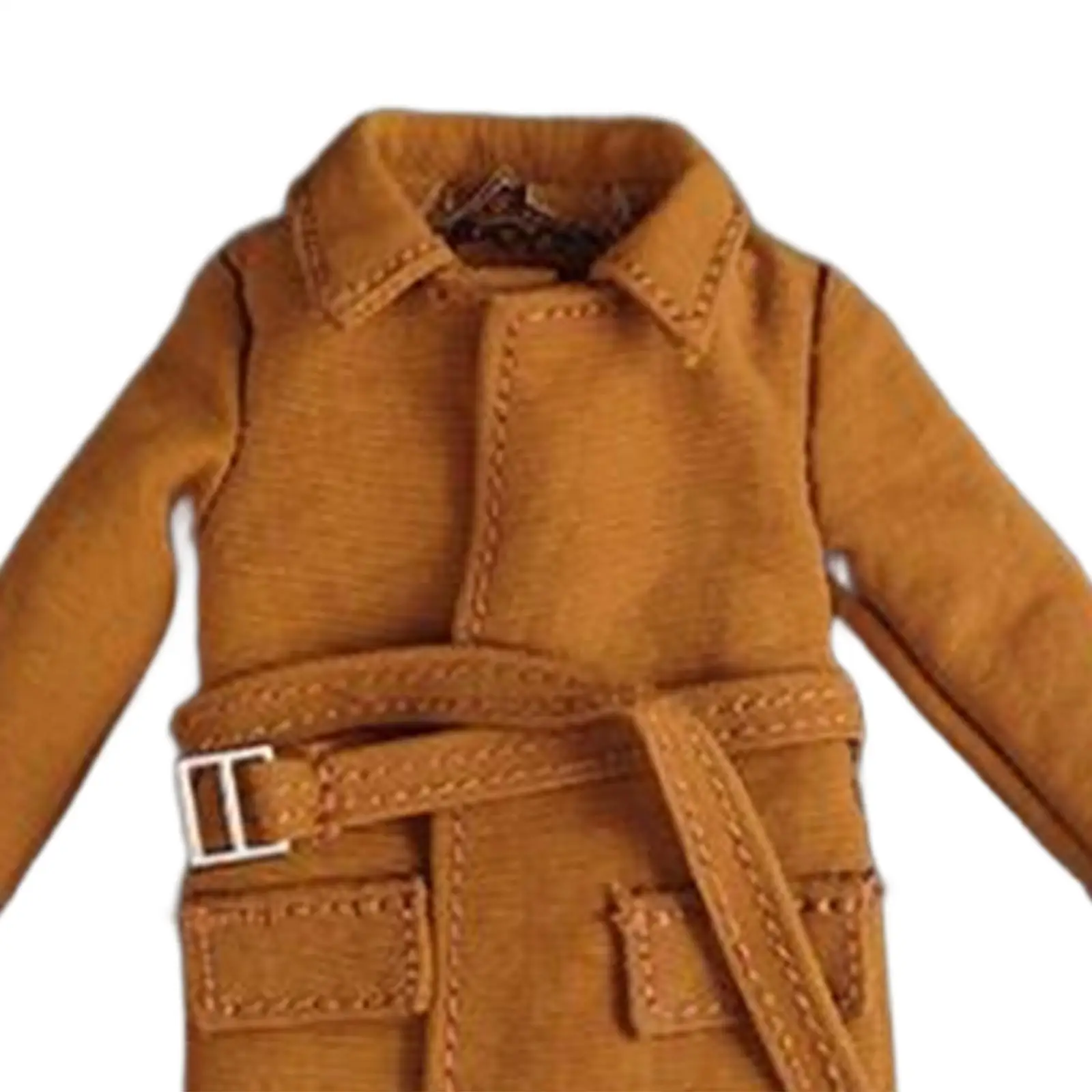 1/18 Male Figure Long Windbreaker Clothes Accessories DIY Doll Dress up Cosplay Kids Adults Gifts Stylish Handmade Soft Outfits