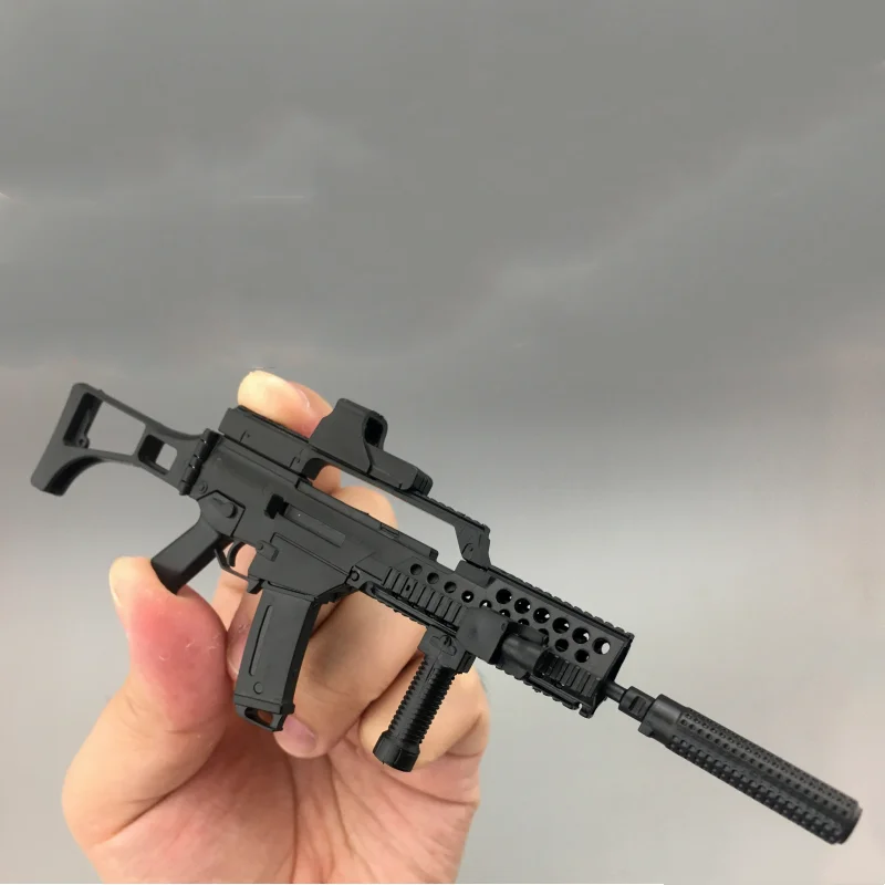 Kit de modelo de arma de montaje de Rifle de asalto G36 KSK, escala 1/6, accesorios de soldado