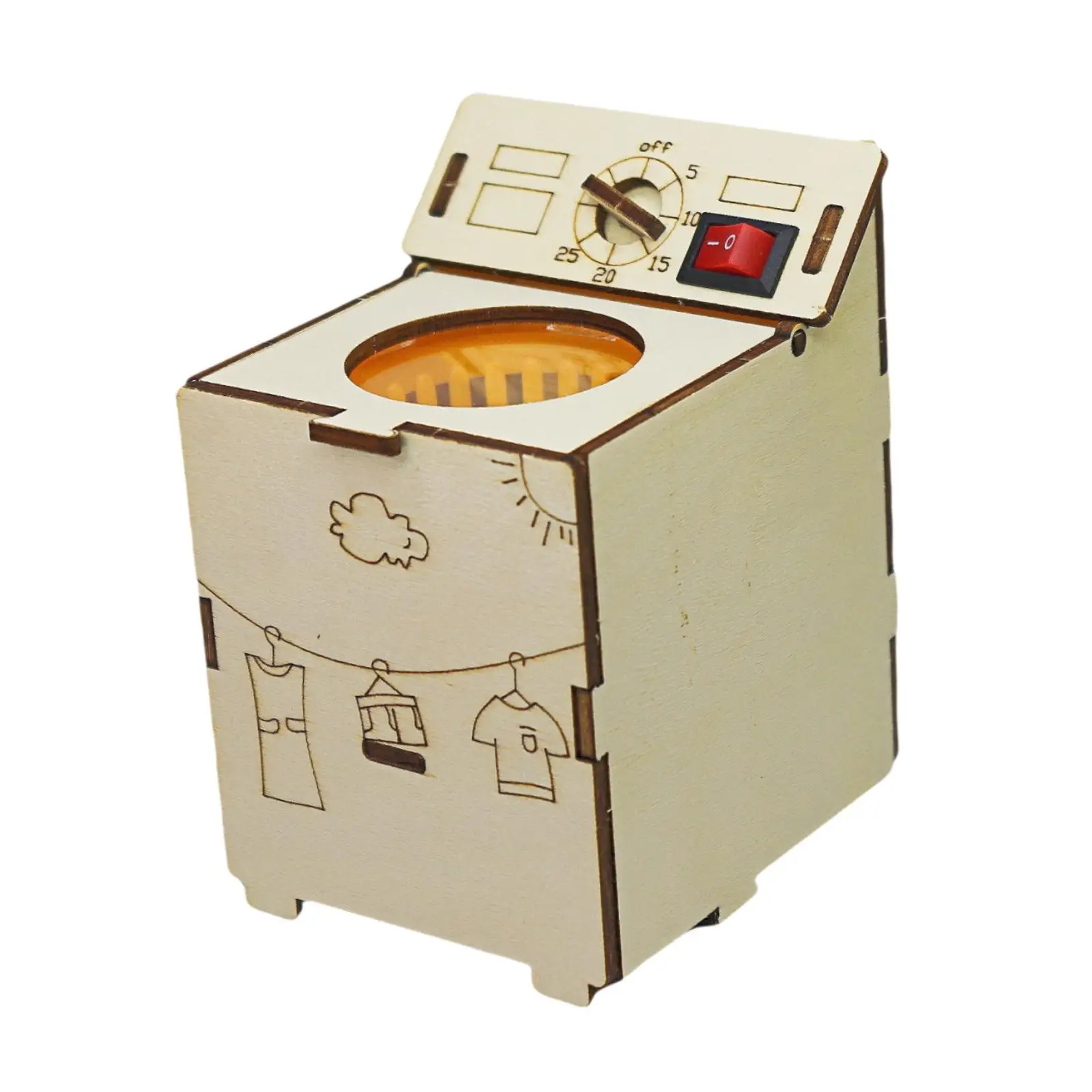 Washing Machine Building Kits Science Experiment Kits Assembled DIY Stem Toys