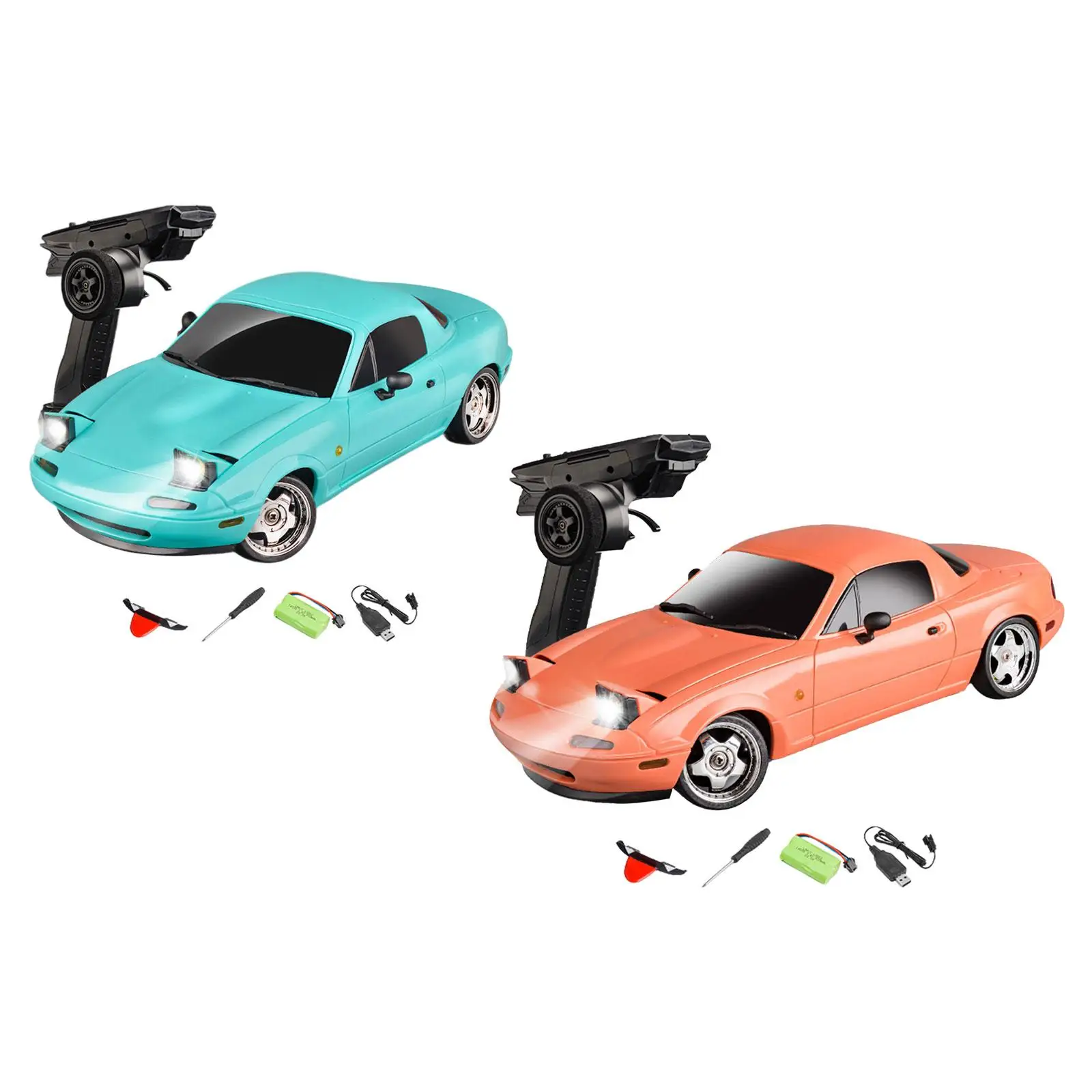 1:18 Scale RC Drift Tyre Car Model on Road Vehicle Sport Race Drift Sport Toy Car for Adults Kids Children Boys Girls Present
