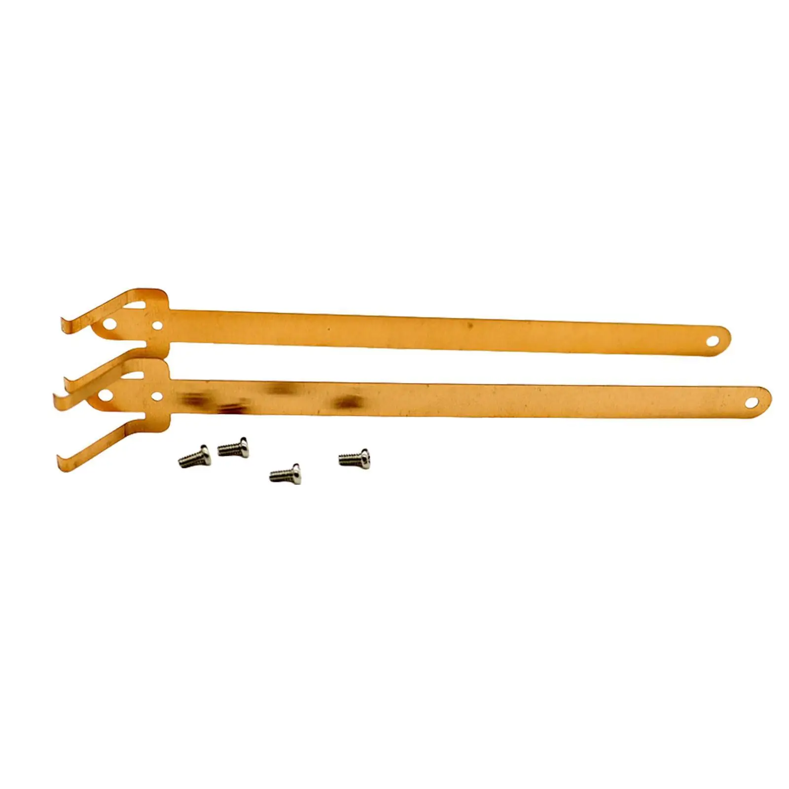 2Pcs 1/87 Contact Conductive Copper Sheet, Electric Traction Antenna Part for Model Train
