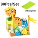 90pcs with base