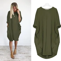 Vestido de manga larga para maternidad – estilo otoño