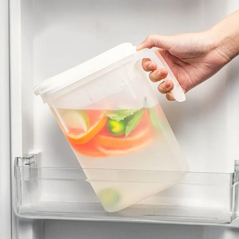 Tetera de plástico con filtro, jarra de agua de gran capacidad, resistente a altas temperaturas, Cubo de té de frutas, 1800/2400ml - imagen 2