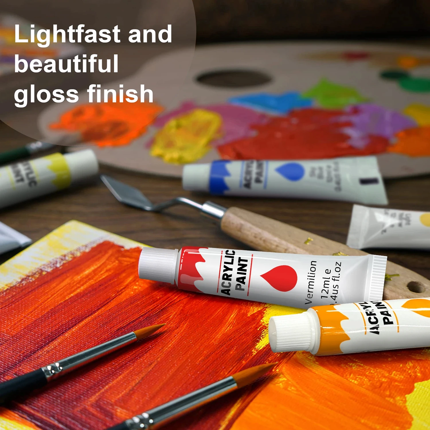 Pinturas acrílicas no tóxicas para niños – Kit manualidades - imagen 5