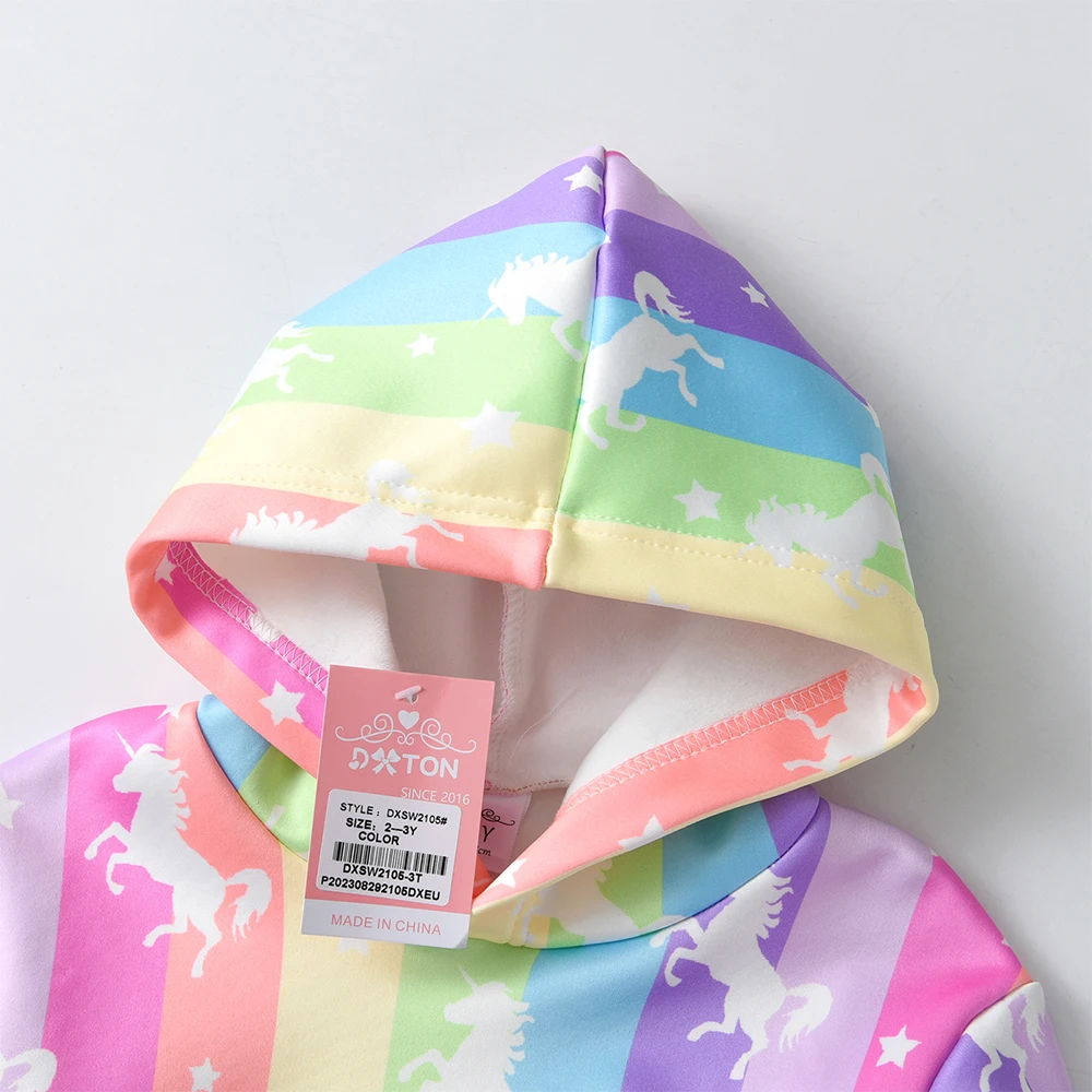 DXTON Sudadera con capucha para niño – Deportiva y de exterior - imagen 4