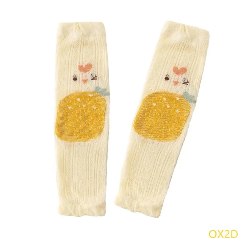 QX2D 1 par Muelas rodilla bebé que arrastran con los protectores las rodillas que aseguran gateo seguro día - imagen 2