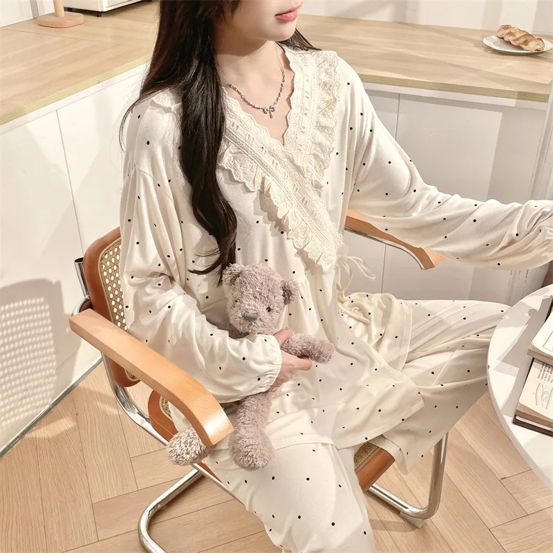 Camisón de dormir Modal para embarazo y lactancia – suave cómodo - imagen 5