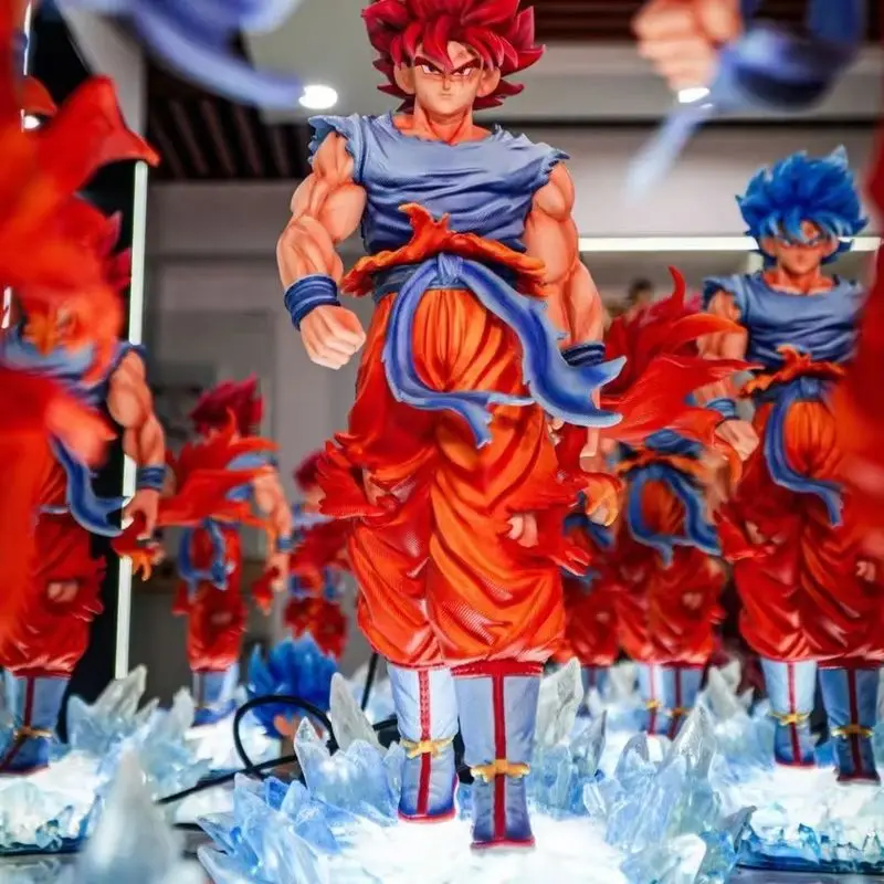 Figura JT Dragon Ball Z Goku Super Saiyan con base LED coleccionable - imagen 2