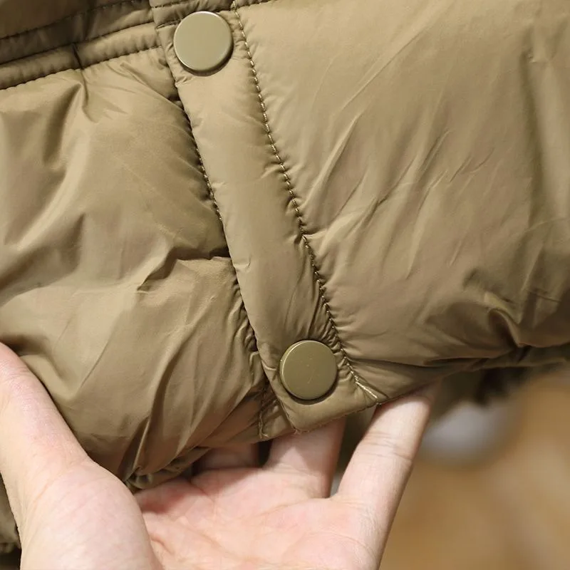 2025 Chaleco de nueva moda para niños de otoño/invierno: ropa de abrigo gruesa, acogedora y elegante, funcional y versátil para clima ligero y frío. - imagen 4