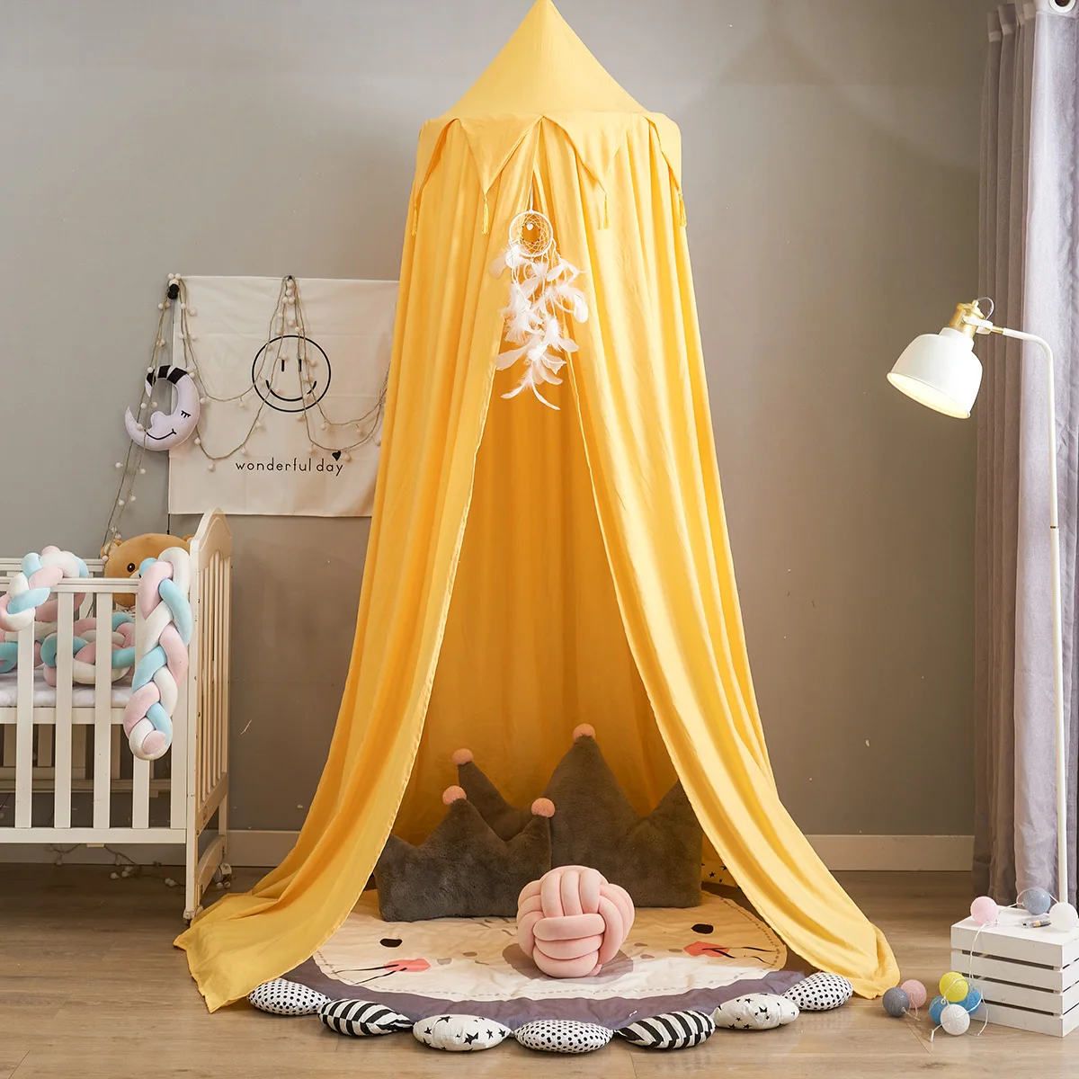 bright yellow tassel