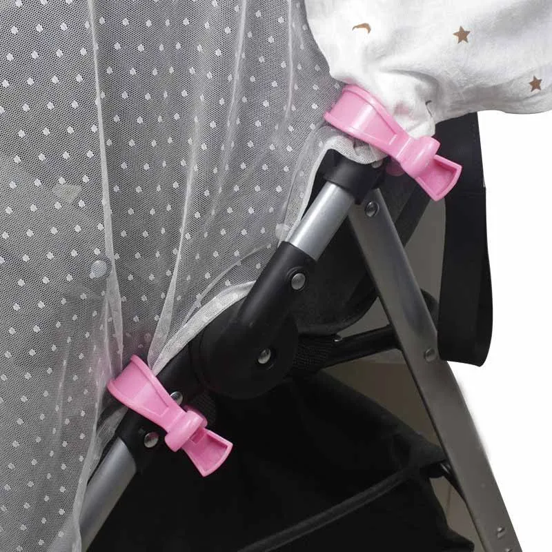 Ganchos sujetamantas para cochecito de bebé – Anticaída y resistentes - imagen 3