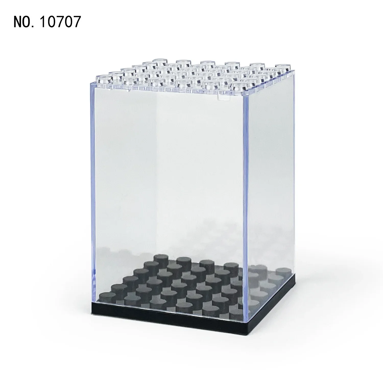 Vitrina de figuras acrílicas, bloque de construcción apilable a prueba de polvo, caja de exhibición transparente para figuras, almacenamiento de juguetes, regalos de vacaciones - imagen 2