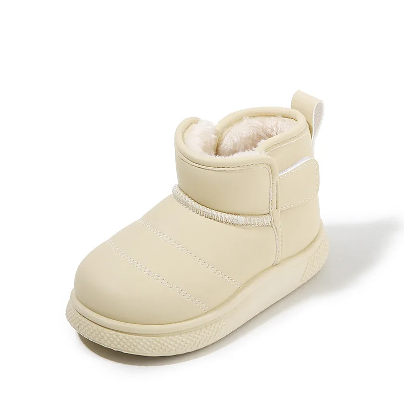 Botas de nieve para niños a la moda, botas cálidas para niños, botas cómodas antideslizantes de fondo suave para niñas, botas de otoño para hombres y mujeres 2025 - imagen 2