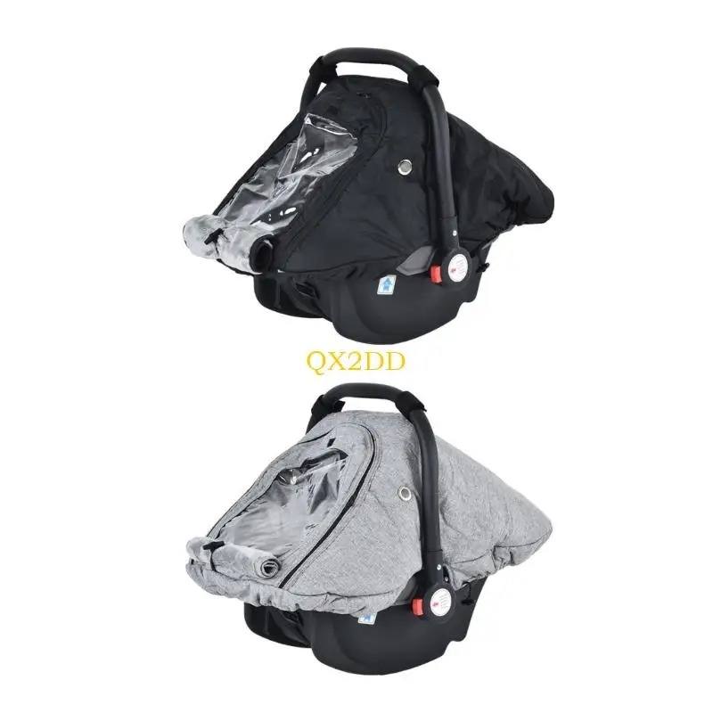 QX2D Funda impermeable para bebé con cremallera multiusos