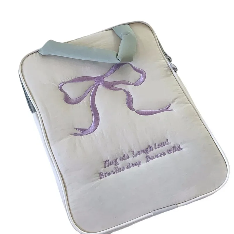 Bolsa de nailon con estampado de lazo para ordenador portátil, funda protectora para tableta de 13, 14 y 15 pulgadas, 10, 11 y 9,7 pulgadas - imagen 5