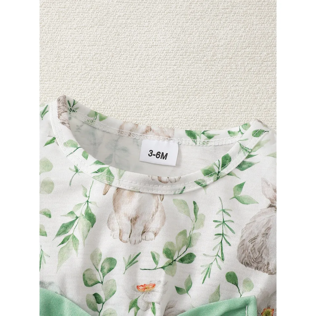 Vestido corto Floral para niña de 3 a 24M + sombreros, vestido de moda para niño niña, conjunto de 2 uds., vestido de princesa para niña pequeña, ropa - imagen 3