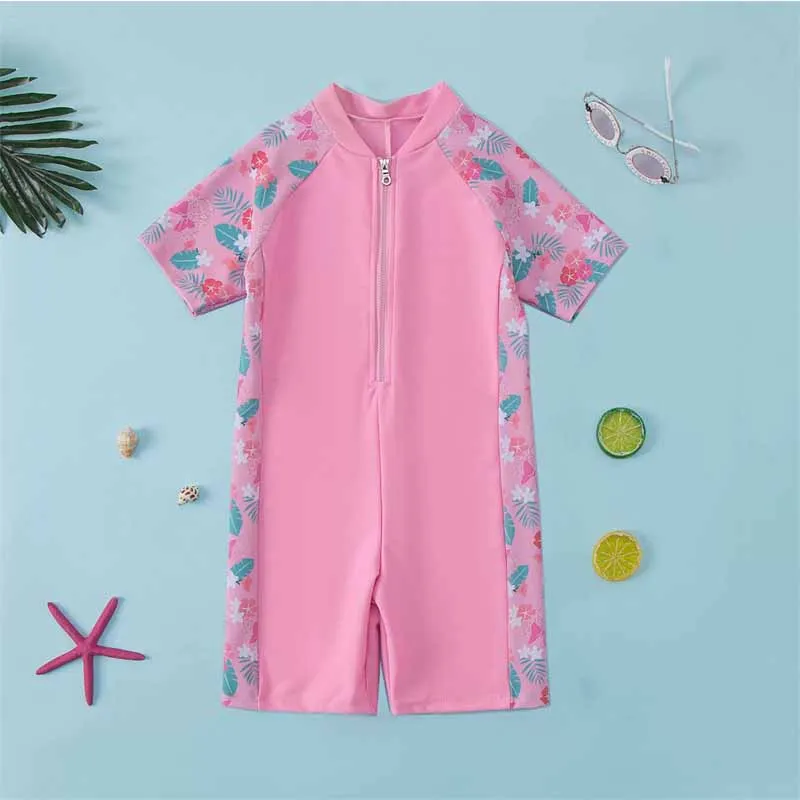 Traje de baño una pieza con protección solar – Secado rápido