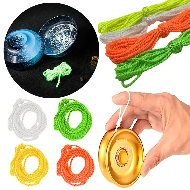 30 unids/lote cuerdas para YoYo 105cm de longitud cuerdas coloridas cuerda de algodón y poliéster accesorios de repuesto accesorios de práctica profesional ZYF