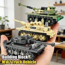 Juego de construcción militar con tanques y soldados infantiles