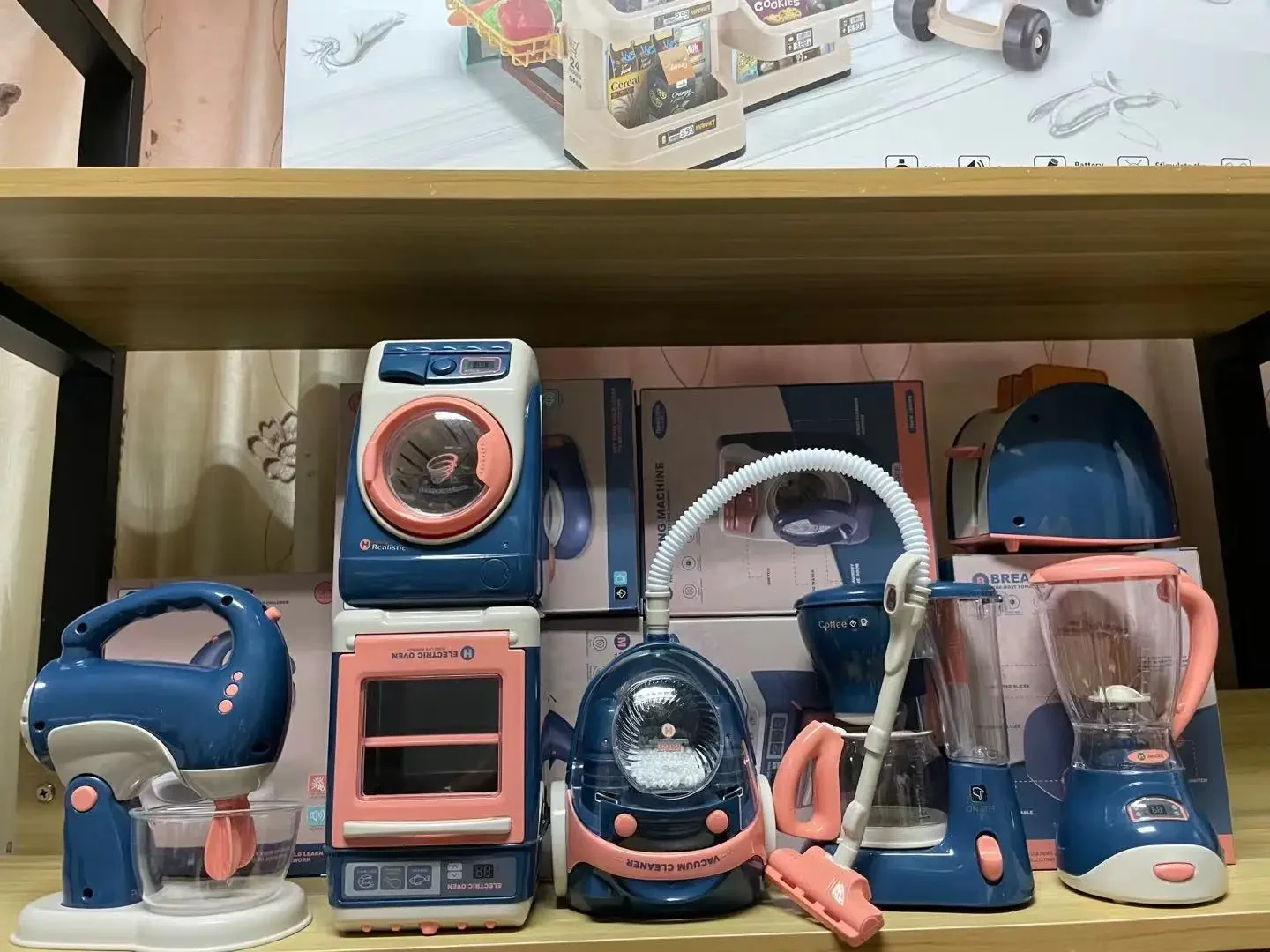 Lavadora de simulación para niños