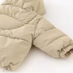 Abrigo acolchado infantil con capucha – Estampado dinosaurio