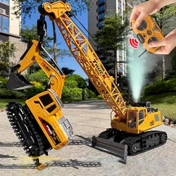 Tractor grúa RC 2,4G con brazo eléctrico – Juguete construcción